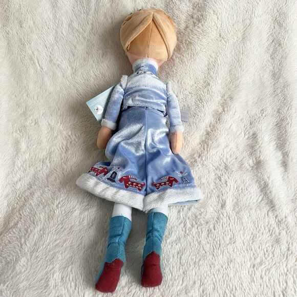 Disney Olafs Frozen Adventure Anna 18” Plush Doll Toy Blue Dress - Picture 5 of 8